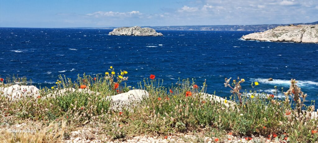 Rade de Marseille, la côte bleu et l'Îlot de Tiboulen