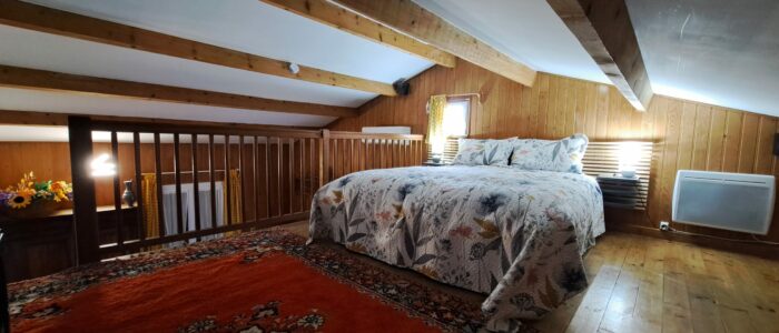 Le nid des Oiseaux chambre en mezzanine.