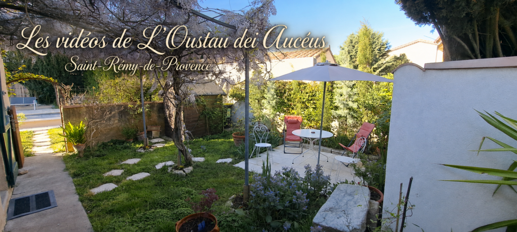 Découvrez en vidéos L’Oustau dei Aucèus, location de vacances à Saint-Rémy-de-Provence.